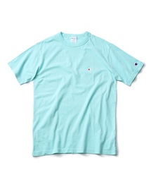 【CHAMPION/チャンピオン】ブランドベストセラーアイテム 定番の無地 ワンポイントブランドロゴ入り スタンダードシルエット ユニセックスサイジング ベーシック半袖Ｔシャツ カットソー