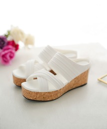 Newlyme（ニューリーミー）の「厚底クロスドレープサンダル（サンダル）」