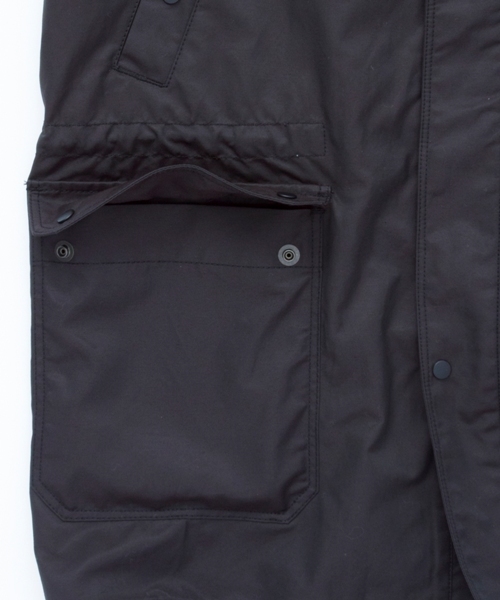 MONKEY TIME（モンキータイム）の「MT∴ コットン/ツイル 2WAY フーデッドコート§（ナイロンジャケット・メンズ・オフホワイト/ブラック・SMALL/MEDIUM/LARGE）」の13枚目の写真