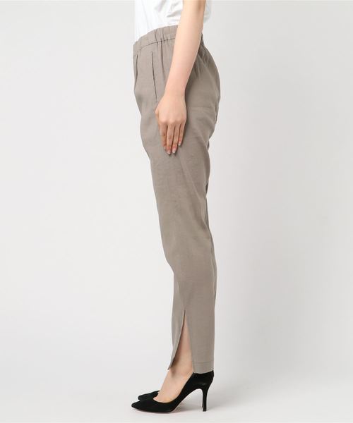 Munich（ミューニック）の「ストレッチバイオリネンサイドスリットパンツ（その他パンツ・レディース・ブラック/グレー/ナチュラル/キャメル・XS/S/M）」の14枚目の写真