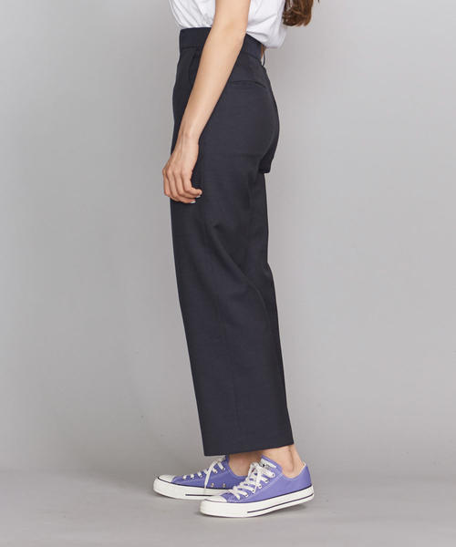 BEAUTY&YOUTH UNITED ARROWS（ビューティーアンドユースユナイテッドアローズ）の「BY ドライタッチストレートパンツ -手洗い可能-◆（その他パンツ・レディース・ナチュラル/ネイビー・SMALL/MEDIUM/LARGE）」の5枚目の写真