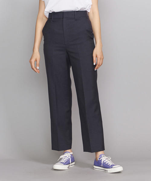 BEAUTY&YOUTH UNITED ARROWS（ビューティーアンドユースユナイテッドアローズ）の「BY ドライタッチストレートパンツ -手洗い可能-◆（その他パンツ・レディース・ナチュラル/ネイビー・SMALL/MEDIUM/LARGE）」の11枚目の写真