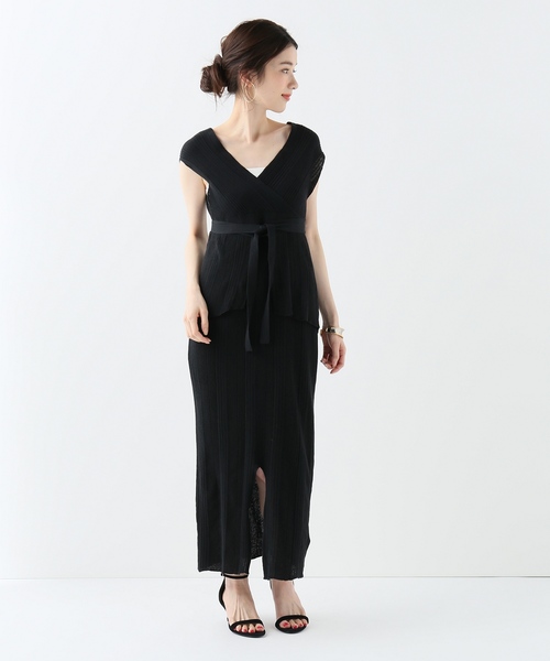 【SLOBE IENA 】スローブイエナ 2025 ワンピース セール】SLOBE IENA Fi.m カシュクールワンピース（ワンピース