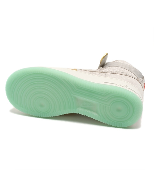 NIKE（ナイキ）の「干支 ナイキ ウィメンズ エアフォース NIKE WMNS AIR FORCE 1 HI YOTH QS 649456（スニーカー・レディース・ホワイト・23cm/24cm/23.5cm/24.5cm）」の10枚目の写真