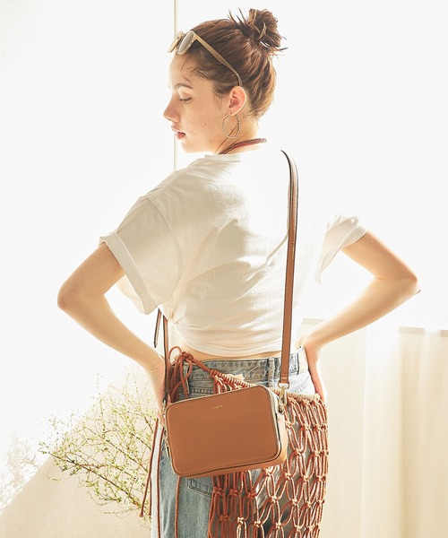 Ungrid/アングリッド】 お財布ショルダー (スムースレザー