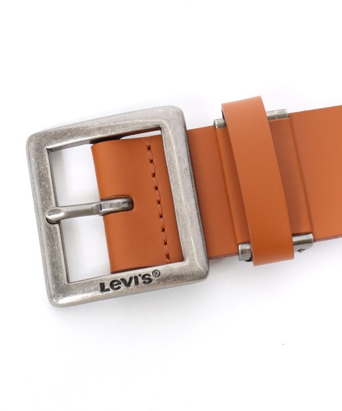 セール】Levi's/リーバイス Leather Belt/40mm 牛革 ラウンド