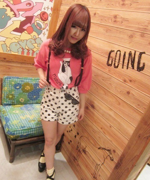 WEGO（ウィゴー）の「WEGO/マリンガール5分袖スウェット（スウェット・レディース・オフホワイト/ホワイト系その他/ブルー/ピンク・FREE）」の16枚目の写真