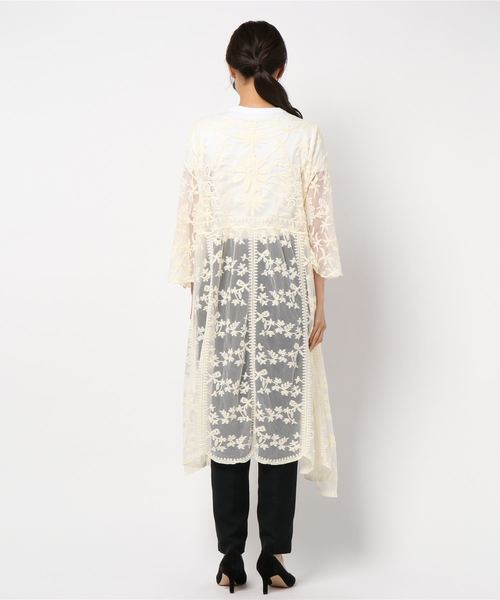 natural couture（ナチュラルクチュール）の「ヴィンテージレースガウン（シャツ/ブラウス・レディース・ピンク/オフホワイト/ベージュ・FREE）」の7枚目の写真