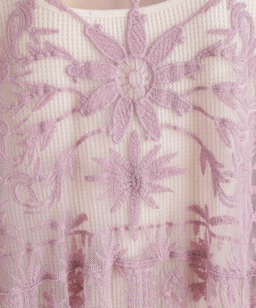 natural couture（ナチュラルクチュール）の「ヴィンテージレースガウン（シャツ/ブラウス・レディース・ピンク/オフホワイト/ベージュ・FREE）」の12枚目の写真