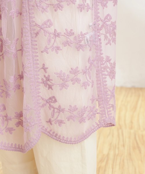 natural couture（ナチュラルクチュール）の「ヴィンテージレースガウン（シャツ/ブラウス・レディース・ピンク/オフホワイト/ベージュ・FREE）」の17枚目の写真