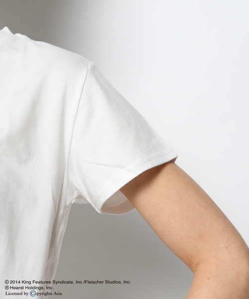 L.D.S.(エルディーエス)の「BETTY BOOP ミニTシャツ(Tシャツ/カットソー・レディース・ホワイト系/ピンク系/ブルー系・FREE)」の6枚目の写真