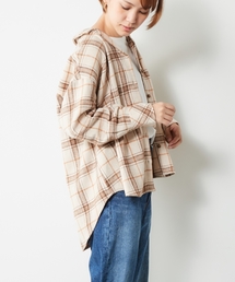 cepo | シャギーチェックオーバーシャツ(シャツ/ブラウス)