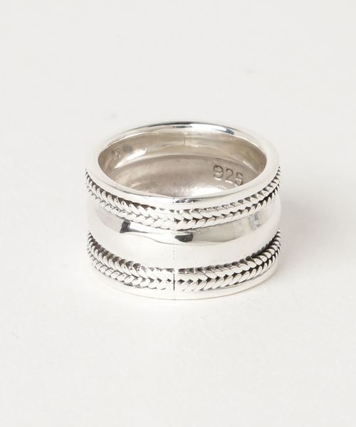 Auntie Rosa Holiday（アンティローザホリデー）の「【Holiday】skinny chain wide925Ring（リング・レディース・シルバー・FREE）」の2枚目の写真