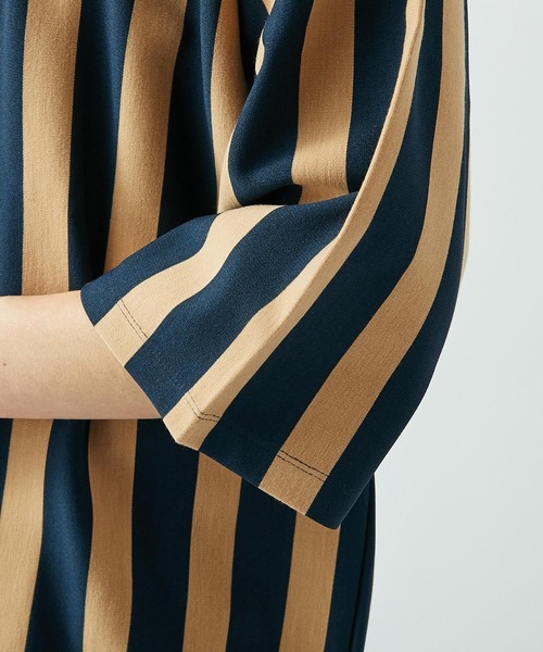 Lui's（ルイス）の「ストライプポンチプルオーバー（Tシャツ/カットソー・メンズ・ブルー系その他/ネイビー×ホワイト・マルチサイズ）」の13枚目の写真