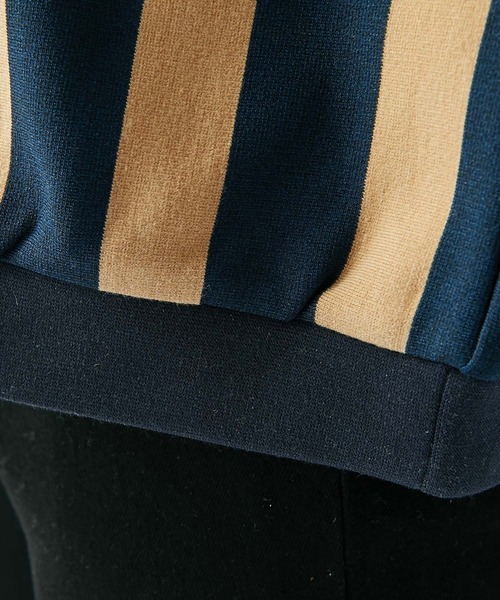 Lui's（ルイス）の「ストライプポンチプルオーバー（Tシャツ/カットソー・メンズ・ブルー系その他/ネイビー×ホワイト・マルチサイズ）」の14枚目の写真