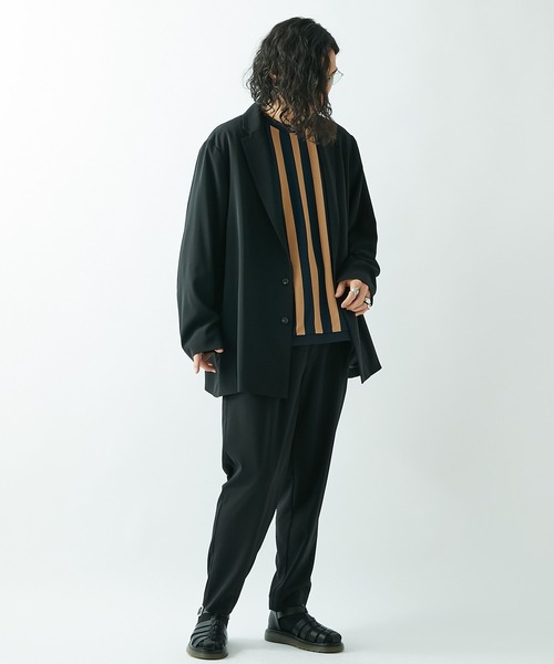 Lui's（ルイス）の「ストライプポンチプルオーバー（Tシャツ/カットソー・メンズ・ブルー系その他/ネイビー×ホワイト・マルチサイズ）」の16枚目の写真