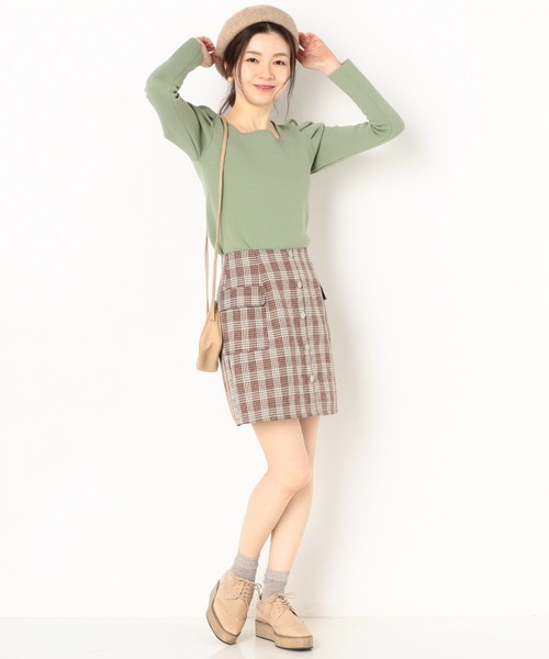 archives（アルシーヴ）の「パワショルラメニットプルオーバー（ニット/セーター・レディース・アイボリー/ブラック/グリーン/ブルー・MEDIUM）」の13枚目の写真