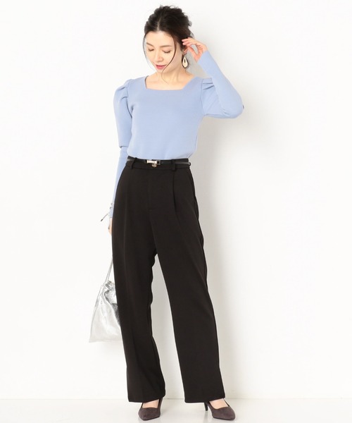 archives（アルシーヴ）の「パワショルラメニットプルオーバー（ニット/セーター・レディース・アイボリー/ブラック/グリーン/ブルー・MEDIUM）」の16枚目の写真