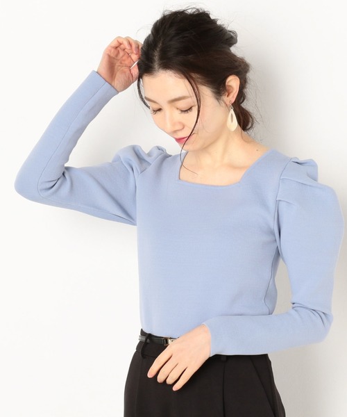 archives（アルシーヴ）の「パワショルラメニットプルオーバー（ニット/セーター・レディース・アイボリー/ブラック/グリーン/ブルー・MEDIUM）」の18枚目の写真