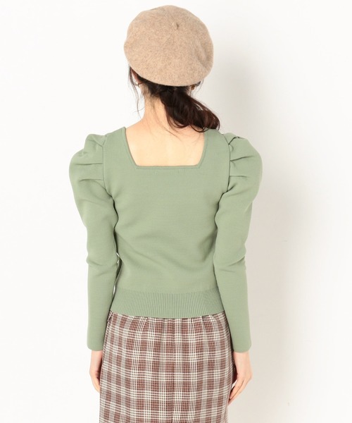 archives（アルシーヴ）の「パワショルラメニットプルオーバー（ニット/セーター・レディース・アイボリー/ブラック/グリーン/ブルー・MEDIUM）」の20枚目の写真