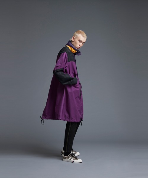 NOISE MAKER（ノイズメーカー）の「Nylon mods coat（モッズコート・メンズ・パープル/ブラック・MEDIUM/LARGE）」の15枚目の写真