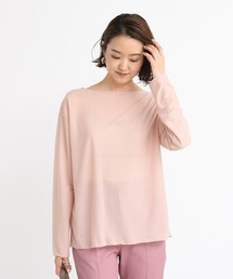 DouDou | シアーメローボートプルオーバー(Tシャツ/カットソー)
