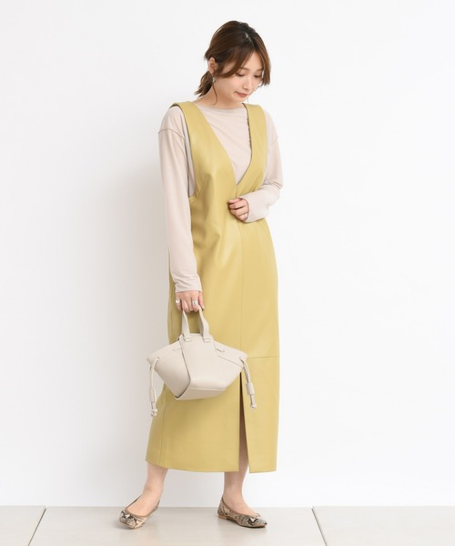 DouDou（ドゥドゥ）の「シアーメローボートプルオーバー（Tシャツ/カットソー・レディース・ライトグレー/ピンク/ライトベージュ・FREE）」の19枚目の写真