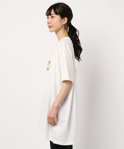 Candy Stripper（キャンディストリッパー）の「TEDDY CLUB BIG BIG Tシャツ（Tシャツ/カットソー・レディース・ブラック/パープル/オフホワイト/ピンク・2）」の5枚目の写真