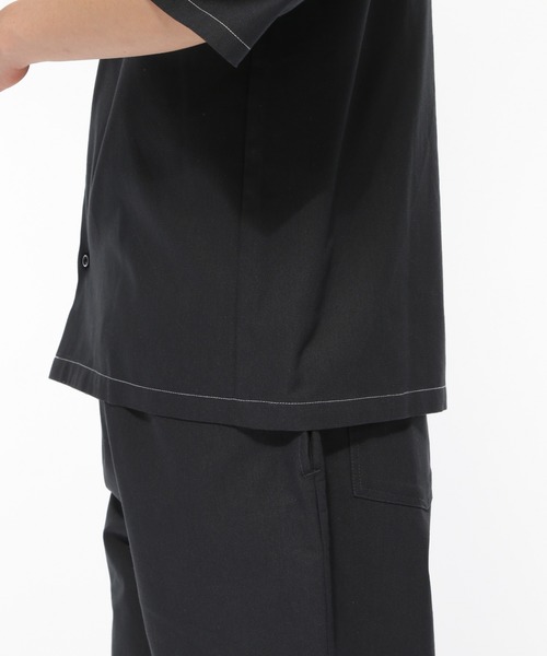 LAKOLE（ラコレ）の「ドビークロップドシャツ / LAKOLE（シャツ/ブラウス・メンズ・ブラック/ベージュ/オリーブ・MEDIUM/LARGE）」の22枚目の写真