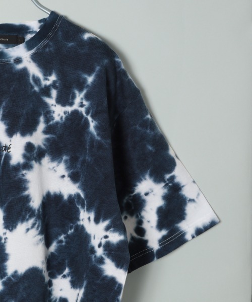 RAGEBLUE(レイジブルー)の「レーヨン混タイダイTシャツ/878630(Tシャツ/カットソー・メンズ・ネイビー/ライトブルー/パープル・MEDIUM/LARGE)」の6枚目の写真