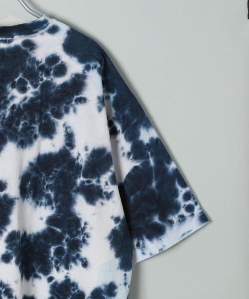 RAGEBLUE(レイジブルー)の「レーヨン混タイダイTシャツ/878630(Tシャツ/カットソー・メンズ・ネイビー/ライトブルー/パープル・MEDIUM/LARGE)」の9枚目の写真