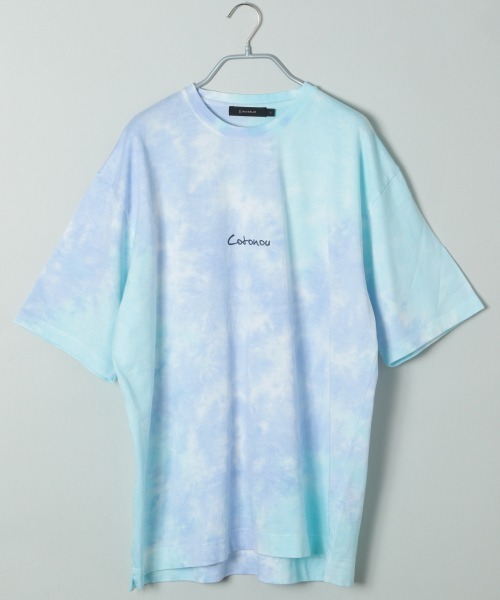 RAGEBLUE(レイジブルー)の「レーヨン混タイダイTシャツ/878630(Tシャツ/カットソー・メンズ・ネイビー/ライトブルー/パープル・MEDIUM/LARGE)」の15枚目の写真