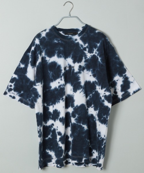 RAGEBLUE(レイジブルー)の「レーヨン混タイダイTシャツ/878630(Tシャツ/カットソー・メンズ・ネイビー/ライトブルー/パープル・MEDIUM/LARGE)」の14枚目の写真