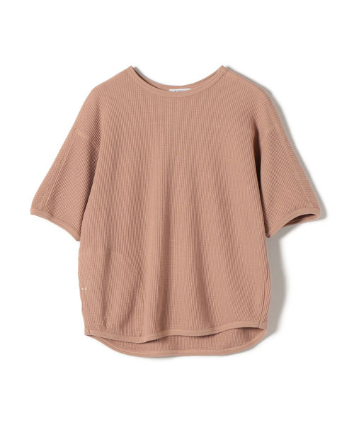 SHIPS Days(シップスデイズ)の「SHIPS Days:ワッフルプルオーバー(Tシャツ/カットソー・レディース・ブラック/ベージュ/ピンク・ONE SIZE)」の13枚目の写真