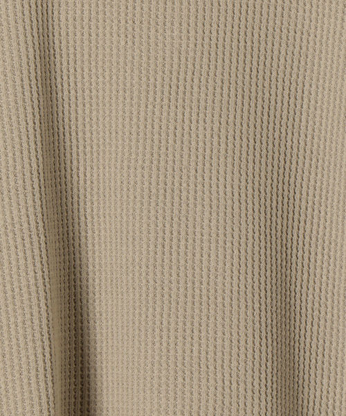 SHIPS Days(シップスデイズ)の「SHIPS Days:ワッフルプルオーバー(Tシャツ/カットソー・レディース・ブラック/ベージュ/ピンク・ONE SIZE)」の11枚目の写真