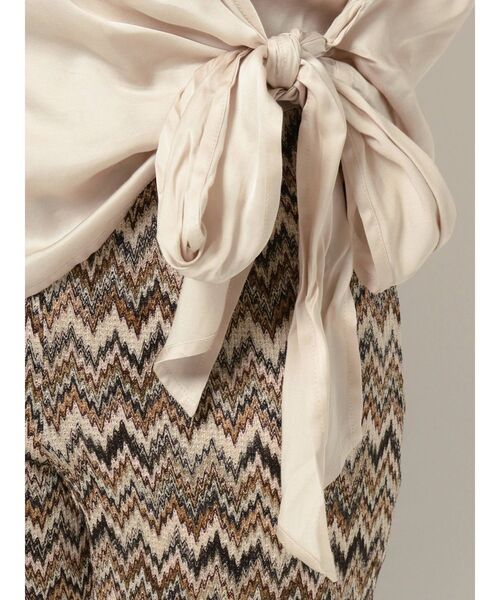 GYDA（ジェイダ）の「ルーズカシュクールシャツ（シャツ/ブラウス・レディース・ブラック/ベージュ・FREE）」の17枚目の写真