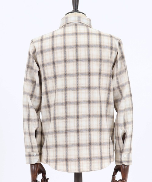 CAMBIO(カンビオ)の「ms4411-ブロックチェックシャツ(シャツ/ブラウス・メンズ・ホワイト/グレー/レッド・M/S/L)」の17枚目の写真