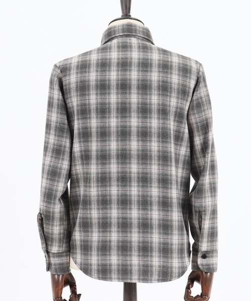 CAMBIO(カンビオ)の「ms4411-ブロックチェックシャツ(シャツ/ブラウス・メンズ・ホワイト/グレー/レッド・M/S/L)」の19枚目の写真