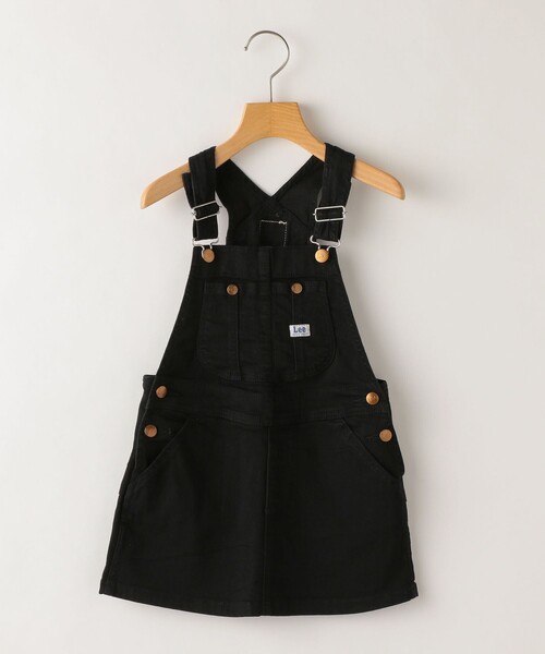 Lee:デニム オーバーオール スカート(100～120cm)（サロペット
