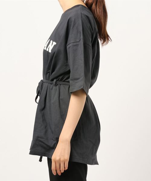 cepo（セポ）の「カレッジアシメＴｅｅ　※２ＷＡＹ（Tシャツ/カットソー・レディース・チャコール/レッド/ブラウン・M）」の16枚目の写真