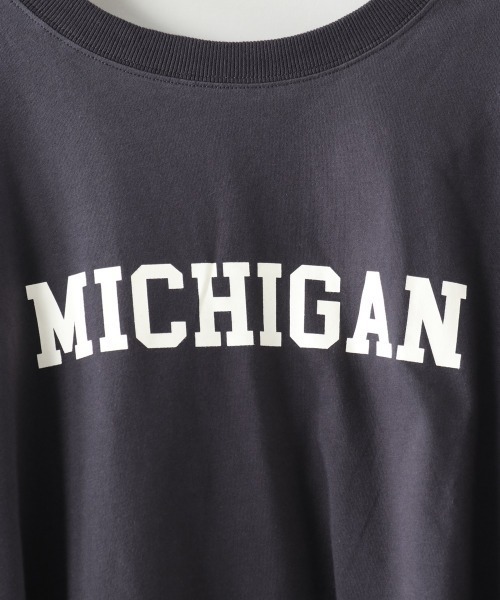 cepo（セポ）の「カレッジアシメＴｅｅ　※２ＷＡＹ（Tシャツ/カットソー・レディース・チャコール/レッド/ブラウン・M）」の6枚目の写真