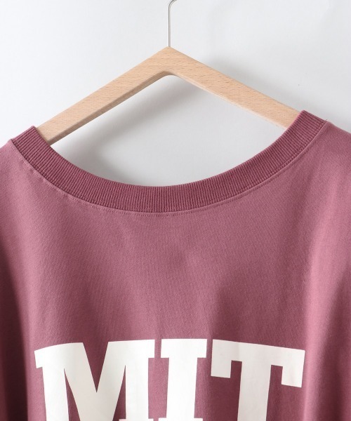 cepo（セポ）の「カレッジアシメＴｅｅ　※２ＷＡＹ（Tシャツ/カットソー・レディース・チャコール/レッド/ブラウン・M）」の8枚目の写真