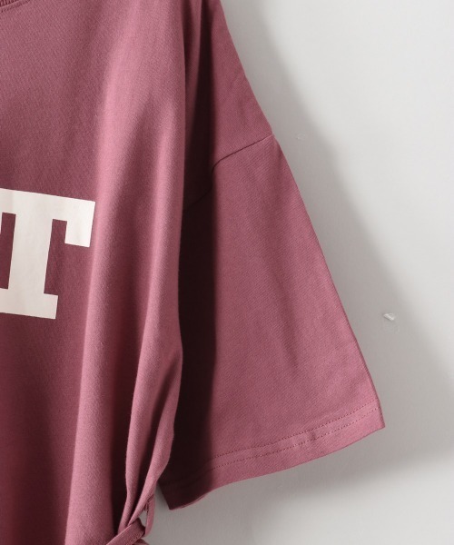 cepo（セポ）の「カレッジアシメＴｅｅ　※２ＷＡＹ（Tシャツ/カットソー・レディース・チャコール/レッド/ブラウン・M）」の9枚目の写真