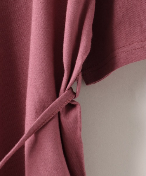 cepo（セポ）の「カレッジアシメＴｅｅ　※２ＷＡＹ（Tシャツ/カットソー・レディース・チャコール/レッド/ブラウン・M）」の11枚目の写真