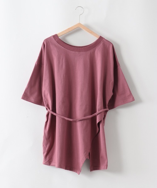 cepo（セポ）の「カレッジアシメＴｅｅ　※２ＷＡＹ（Tシャツ/カットソー・レディース・チャコール/レッド/ブラウン・M）」の12枚目の写真