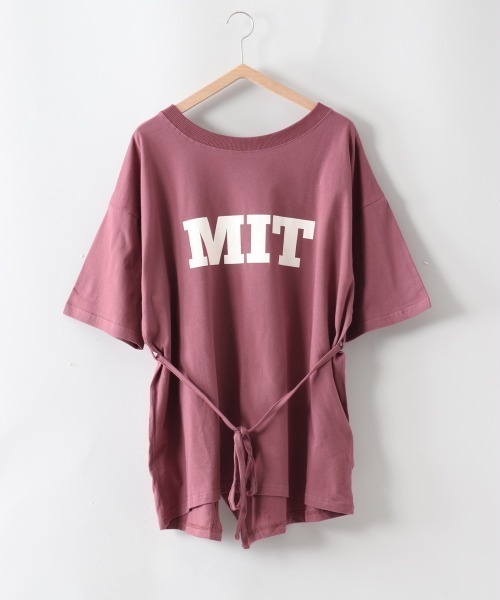 cepo（セポ）の「カレッジアシメＴｅｅ　※２ＷＡＹ（Tシャツ/カットソー・レディース・チャコール/レッド/ブラウン・M）」の19枚目の写真