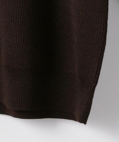 green label relaxing（グリーンレーベルリラクシング）の「SC カタアゼ ラグラン クルーネック ニット セーター（ニット/セーター・メンズ・ダークブラウン/ライトグレー/ワインレッド/ダークグリーン/ネイビー/ベージュ/ライトブルー/オリーブ・LARGE/X-LARGE/SMALL/MEDIUM）」の9枚目の写真