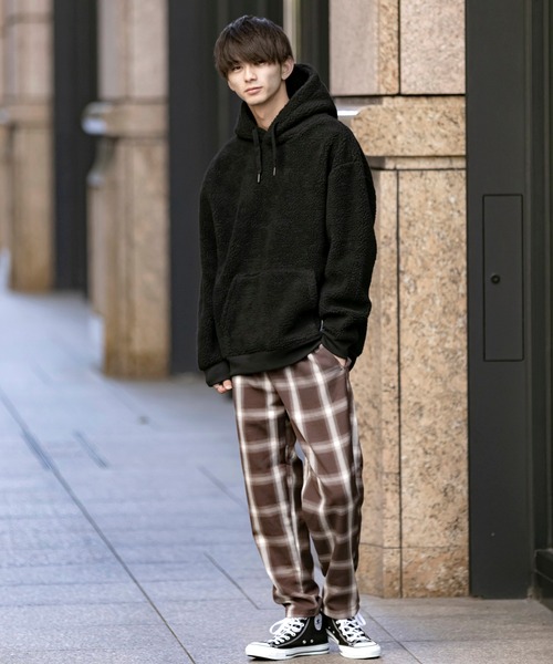 新品未使用　Pherrow's ブラック　テーパード　ワイドイージーパンツ FREAK'S STORE（フリークスストア） チノパン 限定展開 ワイド