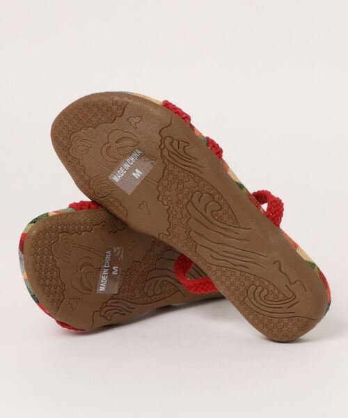 チチカカ（チチカカ）の「ジャカートインソールロープサンダル（サンダル・レディース・ホワイト/ブラック/レッド・MEDIUM/LARGE）」の5枚目の写真