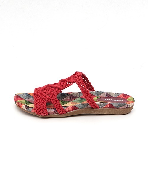 チチカカ（チチカカ）の「ジャカートインソールロープサンダル（サンダル・レディース・ホワイト/ブラック/レッド・MEDIUM/LARGE）」の19枚目の写真